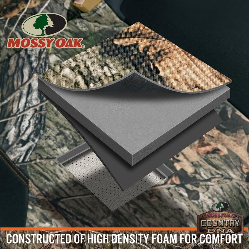 Mossy Oak Low Back Camo Full Size Bench Seat Covers, Universial Fit, Fit Most Rear Seats - Made with Premium Rip-Stop Oxford Fabric - Official Licensed Product - Image 3